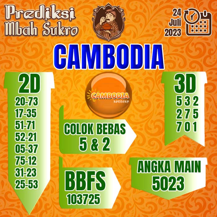 PREDIKSI MBAH SUKRO CAMBODIA