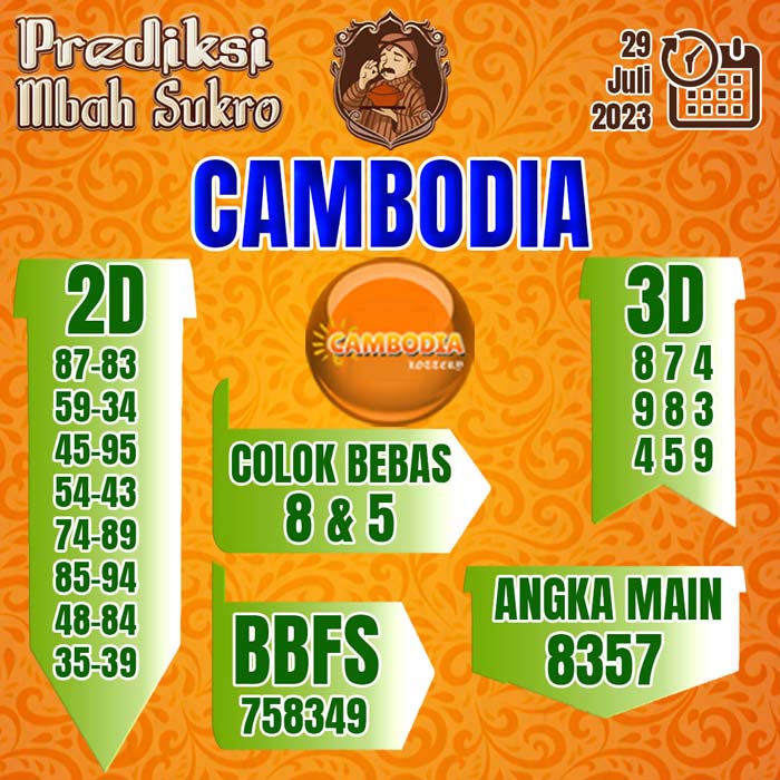PREDIKSI MBAH SUKRO CAMBODIA