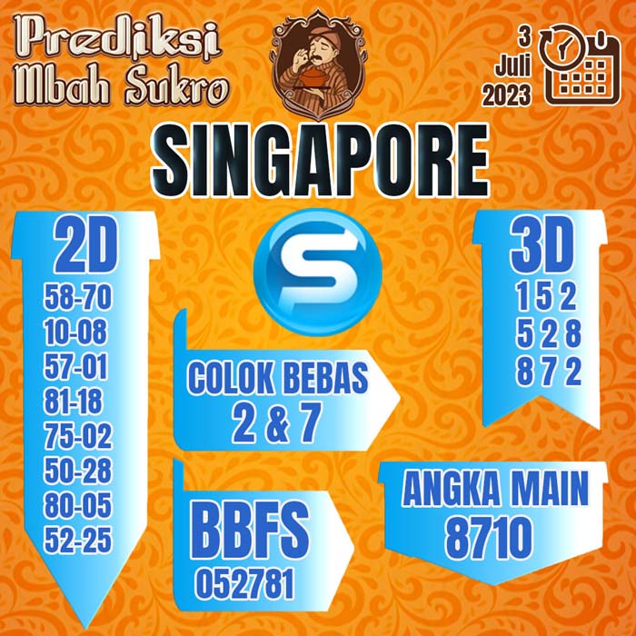 PREDIKSI MBAH SUKRO SINGAPORE
