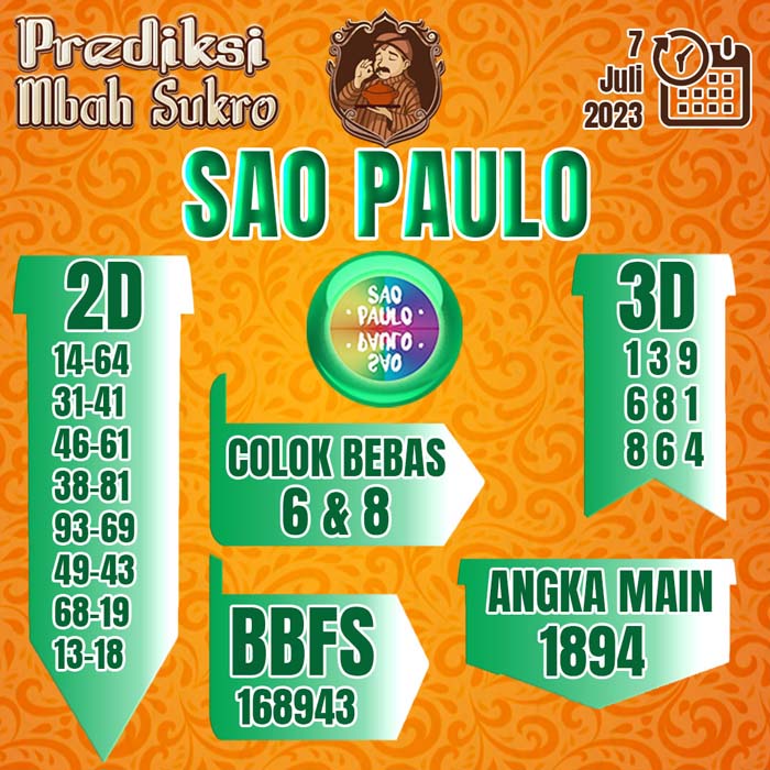 PREDIKSI MBAH SUKRO SAO PAULO