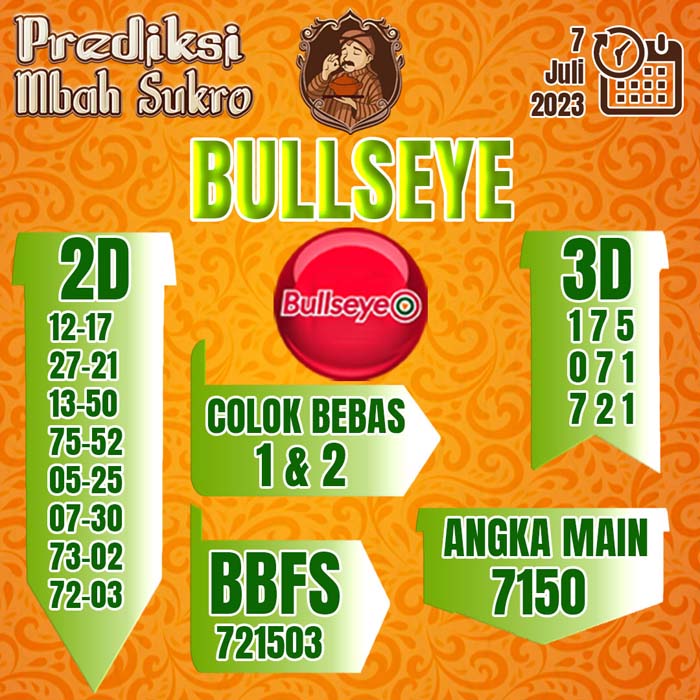 PREDIKSI MBAH SUKRO BULLSEYE