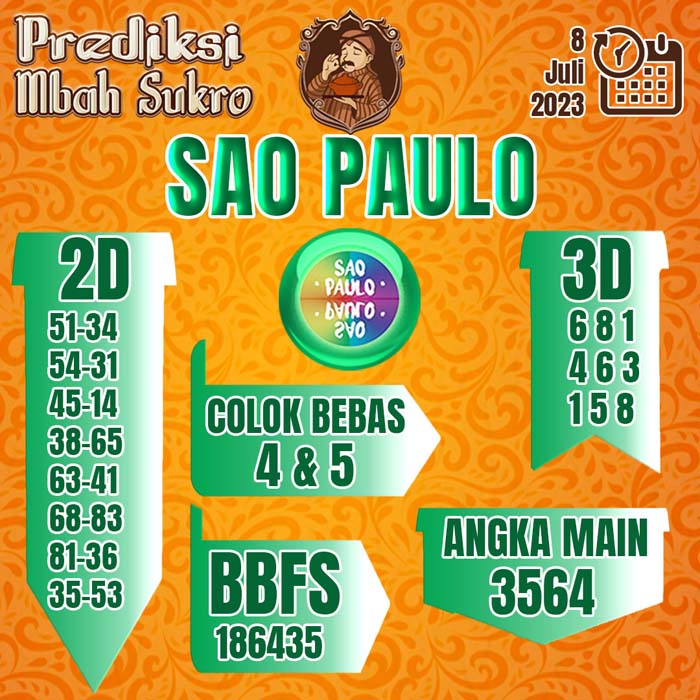 PREDIKSI MBAH SUKRO SAO PAULO